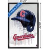 Trends International MLB Cleveland Guardians - Drip Helmet 22 Framed Wall  Poster Prints Barnwood Framed Version 22.375 x 34