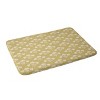 34"x21" Schatzi Suri Floral Memory Foam Bath Rug - Yellow - Deny Designs: Microfiber, Machine Washable, Non-Slip Backing - image 2 of 3