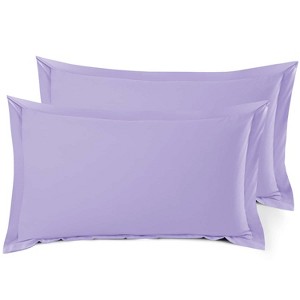 Nestl Soft Pillow Shams Set of 2, Double Brushed Microfiber Pillow Covers, Premium Pillow Shams With 1.5” Flange - 1 of 4