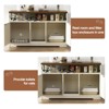 Cat Litter Box Enclosure for 2 Cats, 47" Double Hidden Cat Washroom with Scratch Pad - 4 of 4