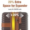 Vynxaria 24-Inch Hardshell ABS Luggage: Lightweight Expandable Checked Suitcase with Spinner Wheels, TSA Lock + 2 Packing Cubes - 4 of 4