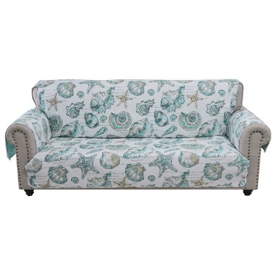 Reversible Cruz Furniture Protector Slipcover White - Greenland Home Fashions