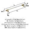 Amerock Urbanite Cabinet or Drawer Pulls - 2 of 3