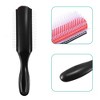 Unique Bargains Styling Detangling Brush Black Red 8.19''x1.69'' - 3 of 4