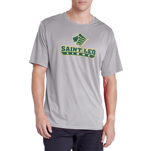 Saint Leo University Adult Sport Active T-Shirt Primary Logo, Athletic Heather - image 1 of 4