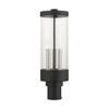 Livex Lighting Hillcrest 3 - Light Post Light in  Textured Black - 2 of 3