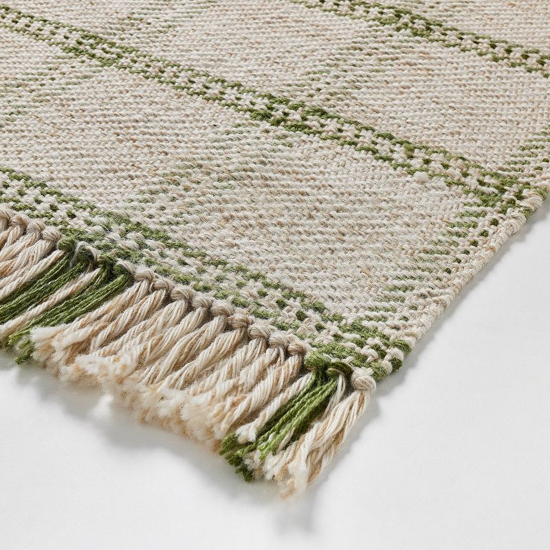 2'1"x3'2" Indoor/Outdoor Plaid Accent Rug - Threshold™ designed with Studio McGee™, 4 of 8