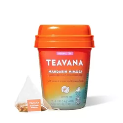 Teavana Mandarin Mimosa, Herbal Tea With Orange Peel & Tropical Notes, Caffeine Free (1 Pack, 12 Sachets Total)