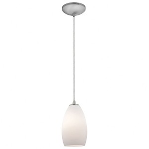 Access Lighting Champagne 1 - Light Pendant in  Brushed Steel - 1 of 2