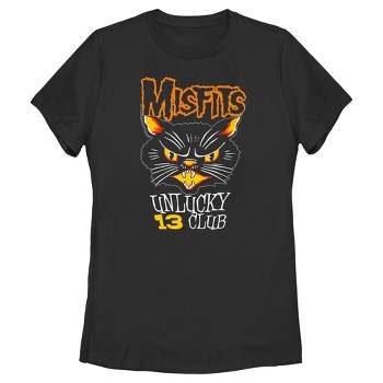 Women's Misfits Unlucky 13 Club Cat T-Shirt