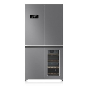 Whizmax 36 Inch Large Capacity French Door Refrigerator, 21 cu.ft Refrigerator with 4 Doors & Wine Cabinet - 1 of 4