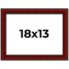 PosterPalooza | Weathered Red Picture Frame - UV Acrylic, Backing Board, Hanging Hardware Included - 2 of 4