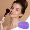 Unique Bargains Heart Shape Makeup Brush Cleaner 1 Pc - 2 of 4
