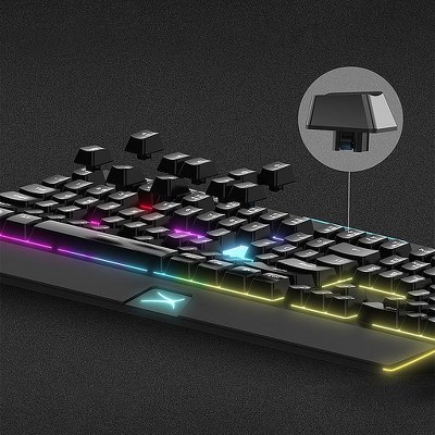 Altec Lansing MS350 Semi-Mechanical E-Sports Grade Quick Response RGB Gaming Keyboard - Multi-Color