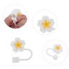Unique Bargains Begonia Flower Straw Cover Cap 4 Pcs - 3 of 4
