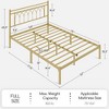 Yaheetech Modern Metal Platform Bed Frame with Headboard - 3 of 4