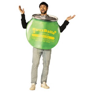 BuzzBallz Adult General Sizing Tequila Rita Halloween Costume Suit - Green One Size Fits Most - 1 of 2