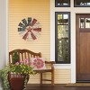 Patriotic Windmill Metal Wall Decor - Alpine Corporation - 2 of 4