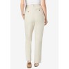 Woman Within Plus Size Petite Adjustable Waist Straight-Leg Chino - 3 of 4