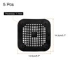 Unique Bargains Shower Drain Hair Catcher Round and Convex Drain Cover Silicone Strainer Hair Stopper - 2 of 4