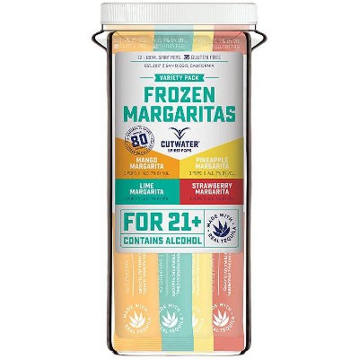 Cutwater Spirits Frozen Margaritas Variety Pack - 12pk/100ml Pops