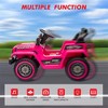 12V Kids Ride on Car, Children's Electric Vehicle, Kids Car Gift, Electric Toy Car for Toddlers with Remote Control, Lights - 3 of 4