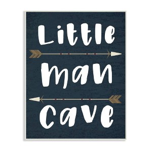 Little Man Cave Arrows Wall Plaque Art - Stupell Industries, Size: Standard Frame