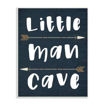 Little Man Cave Arrows Kids' Wall Plaque Art - Stupell Industries