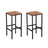 Venallo Indoor/Outdoor Barstools - 2pc Set - OD1083032 - Natural - SEI - 3 of 4