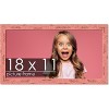 PosterPalooza | Shabby Chic Pink Picture Frame - UV Acrylic, Backing Board, Hanging Hardware Included - 2 of 4
