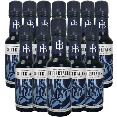 Bittertales Exquisite Hand-Crafted Aromatic Bitters 12 Pack: Elevate Your Cocktails with 125ml Bottles Perfect for Old Fashioned and Manhattan