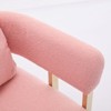 NicBex Set of 2 Accent Chair,Velvet Upholstered Armchair with High-Rebound Cushion,Metal Legs,Single Sofa Chair for Reception Room,Living Room - 4 of 4