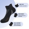SERISIMPLE Women Low Cut Performance Cotton Viscose Bamboo Socks Athletic Cushion Compression Socks 3 Pairs - 2 of 4