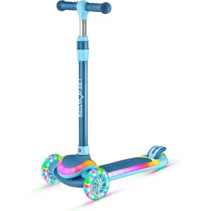 Lifemaster 3-Wheel Kids Scooter with Multi-Color Lights on Deck & Wheels – 5-Height Adjustable Handlebar, Child Safety Certified, Boys & Girls Ages 3+ - 1 of 4