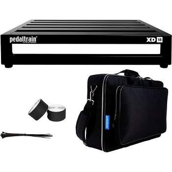 Pedaltrain XD-18 Pedalboard With Deluxe Soft Case Medium Rainbow's End Black