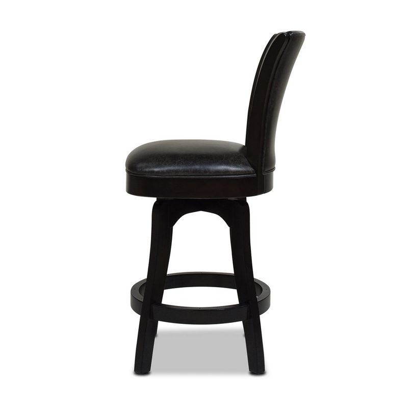 Jennifer Taylor Home Henry 27 inch Armless Swivel Counter Height Bar Stool, 3 of 9