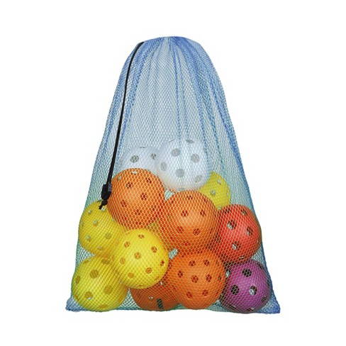 GSE 12x18" Mesh Drawstring Bag with Lock for Baseball, Softball, Tennis, Pickleball Ball, Golf Ball, Beach, Laundry - image 1 of 4