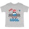 The Juniper Shop Red White and Cool Popsicle Toddler Short Sleeve Tee - 2 of 4