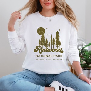 Simply Sage Market Vintage Redwood National Park Garment Dyed Long Sleeve - 1 of 4