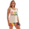 Just Love Womens Tank & Short Cute Pajama Set - Ribbed PJ Sets Sleepwear Loungewear - 2 of 4
