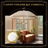 LAGarden 6 Ft Patio Umbrella Replacement Canopy Top Cover Jazz Age Beige with gold sequin Ivory with gold sequin - 2 of 4