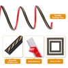 Unique Bargains Self-Adhesive PVC Mirror Wall Molding and Trim Tape - 3 of 4