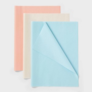 20ct Banded Tissue Pink/White/Light Blue - Spritz™ - 1 of 3