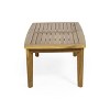 Christopher Knight Home Solano Outdoor Rectangular Coffee Table Acacia Wood Teak - 4 of 4
