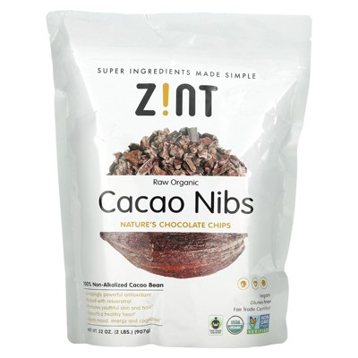 Zint Raw Organic Cacao Nibs, 32 oz (907 g)
