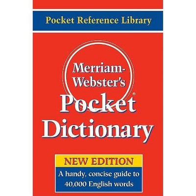 Merriam-Webster's Pocket Dictionary - (Paperback)