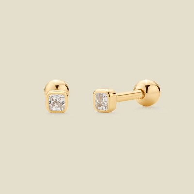 Made By Mary | April Birthstone Stud Earrings