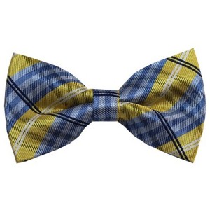 Men's Plaid Color 2.75 W And 4.75 L Inch Pre-Tied adjustable Bow Ties - 1 of 3