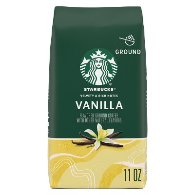 Starbucks Flavored Light Roast Ground Coffee &#8212; Vanilla &#8212; No Artificial Flavors &#8212; 1 bag (11 oz.)