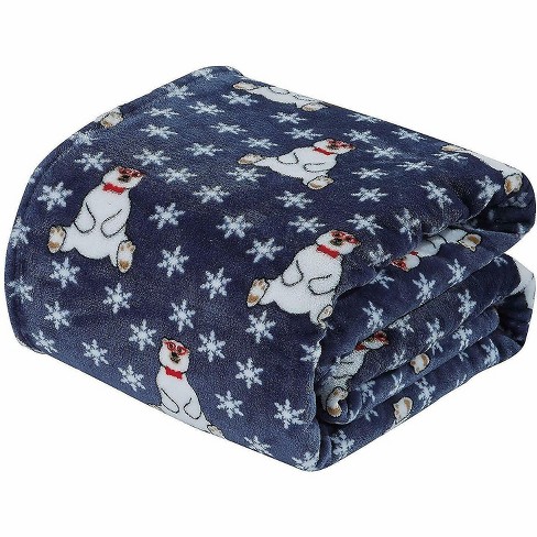 Goodgram Ultra Soft & Cozy Oversized Christmas Navy Polar Bear Plush ...